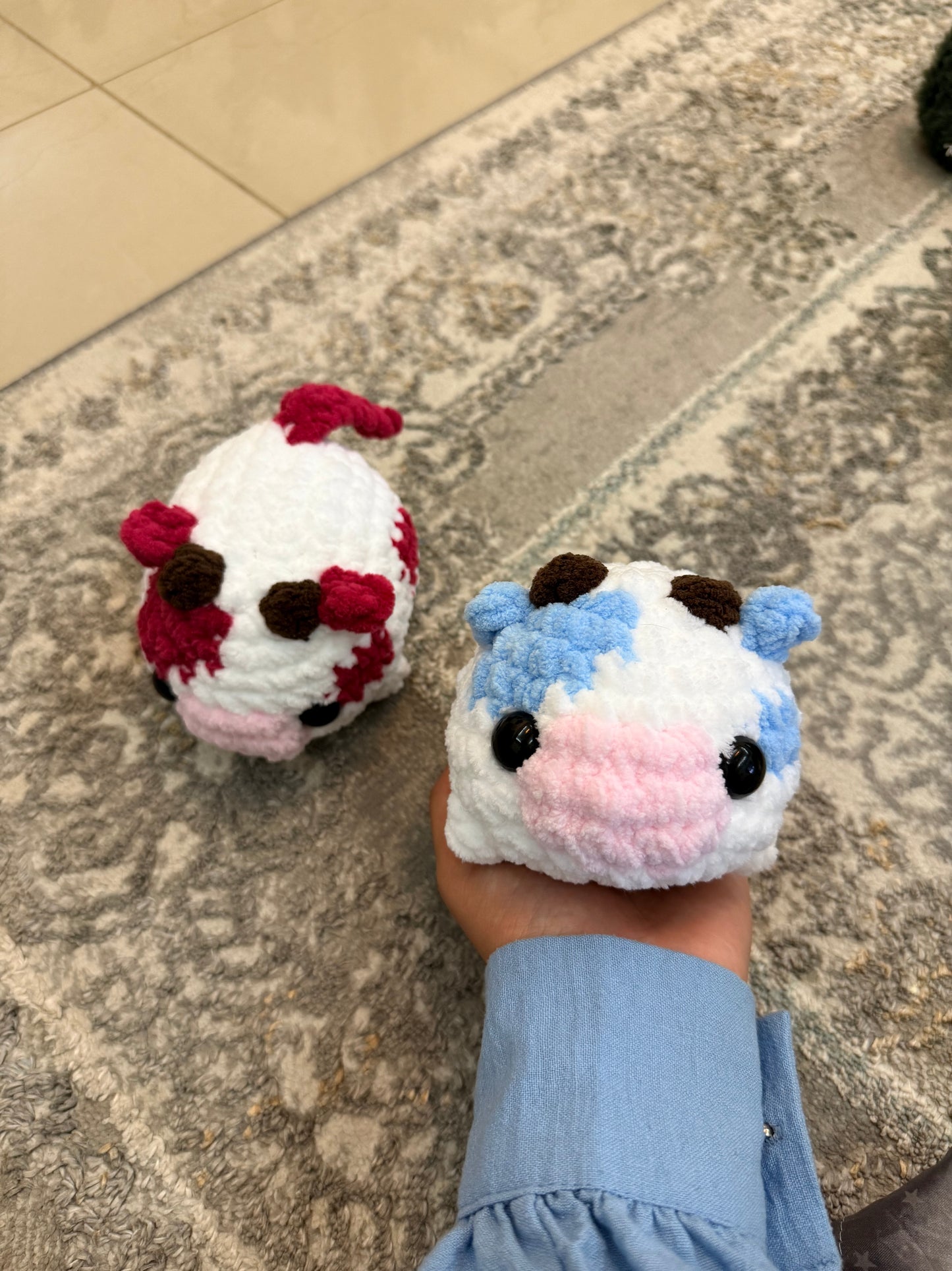 Chubby Cow Plushie - Ready to Ship
