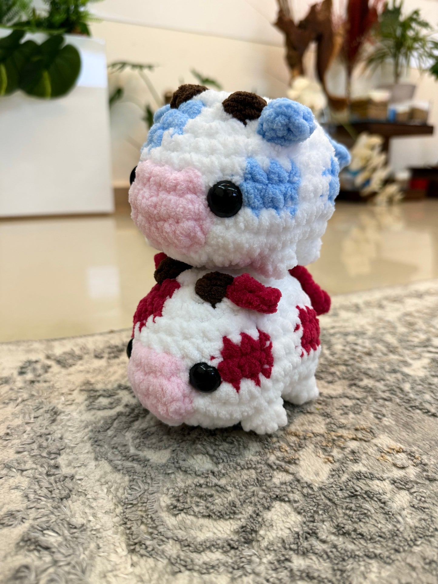 Chubby Cow Plushie - Ready to Ship