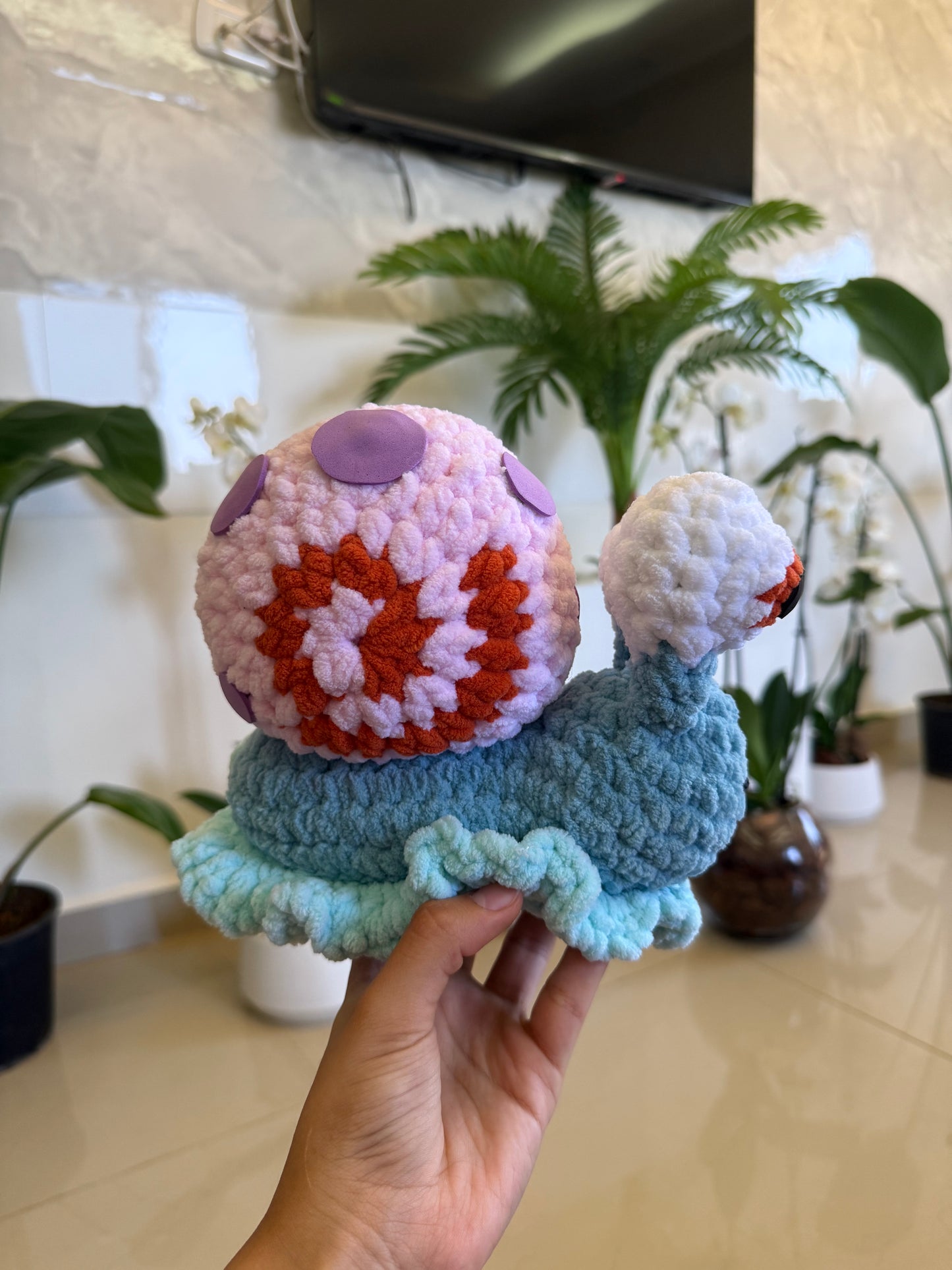 Garry the Snail Plushie - Ready to Ship
