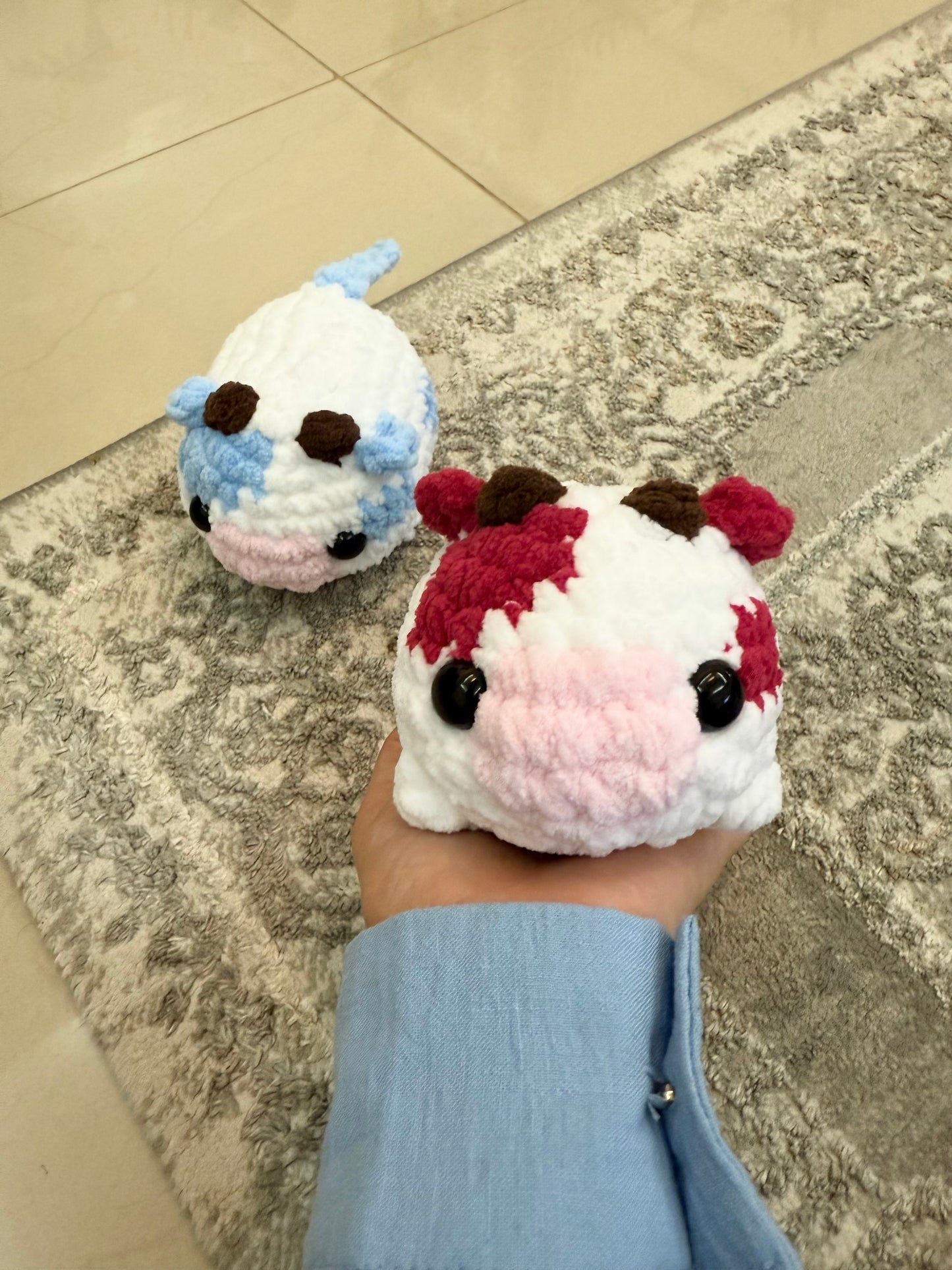 Chubby Cow Plushie - Ready to Ship