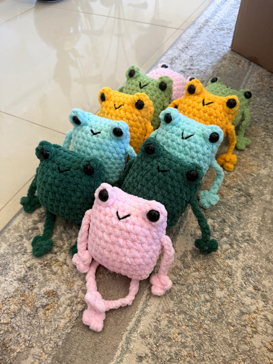 Leggy Frog Plushie - Ready to Ship